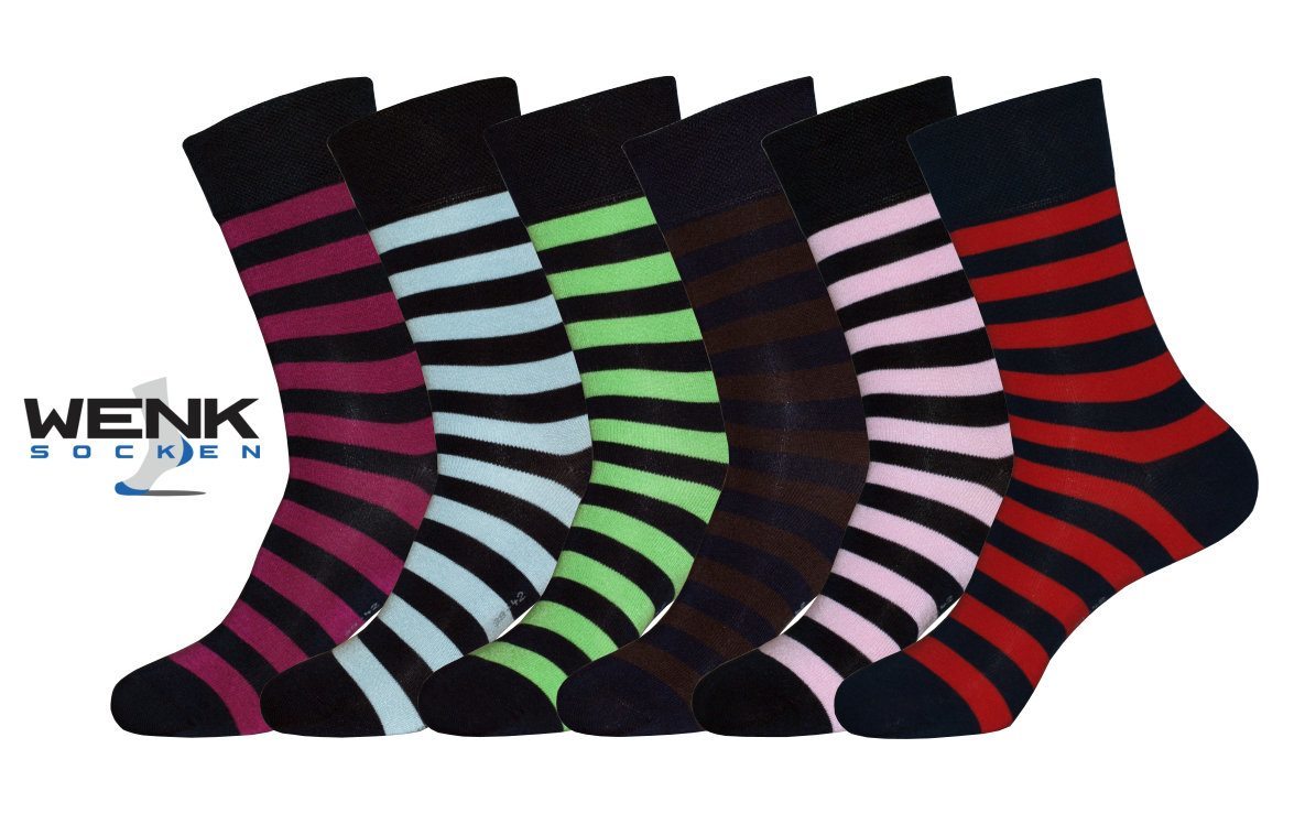Rainbow Socks Damen Herren Klassische Bunte Bambus Socken
